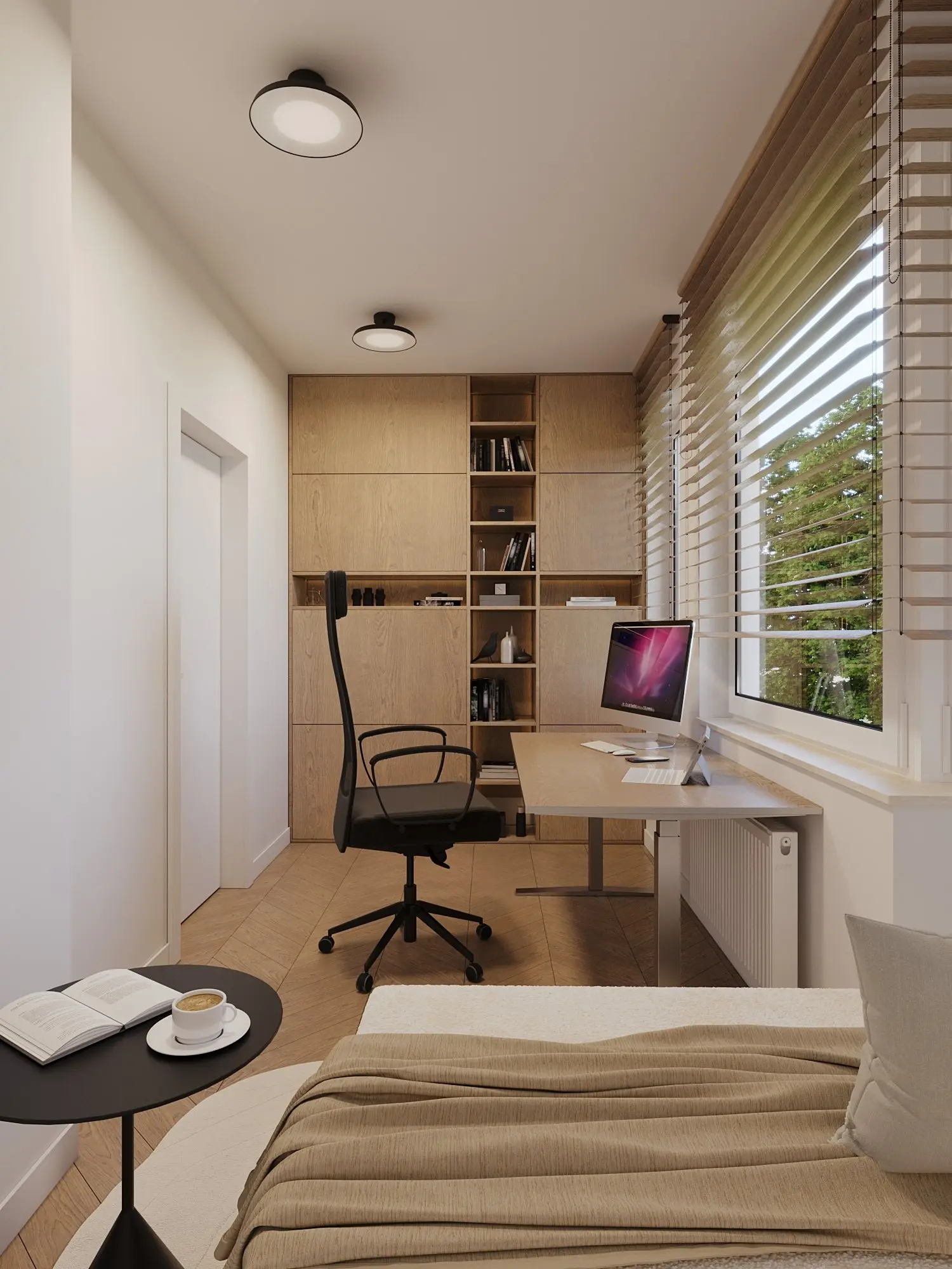 Gabinet – projekt wnętrza NicaDesign, Warszawa